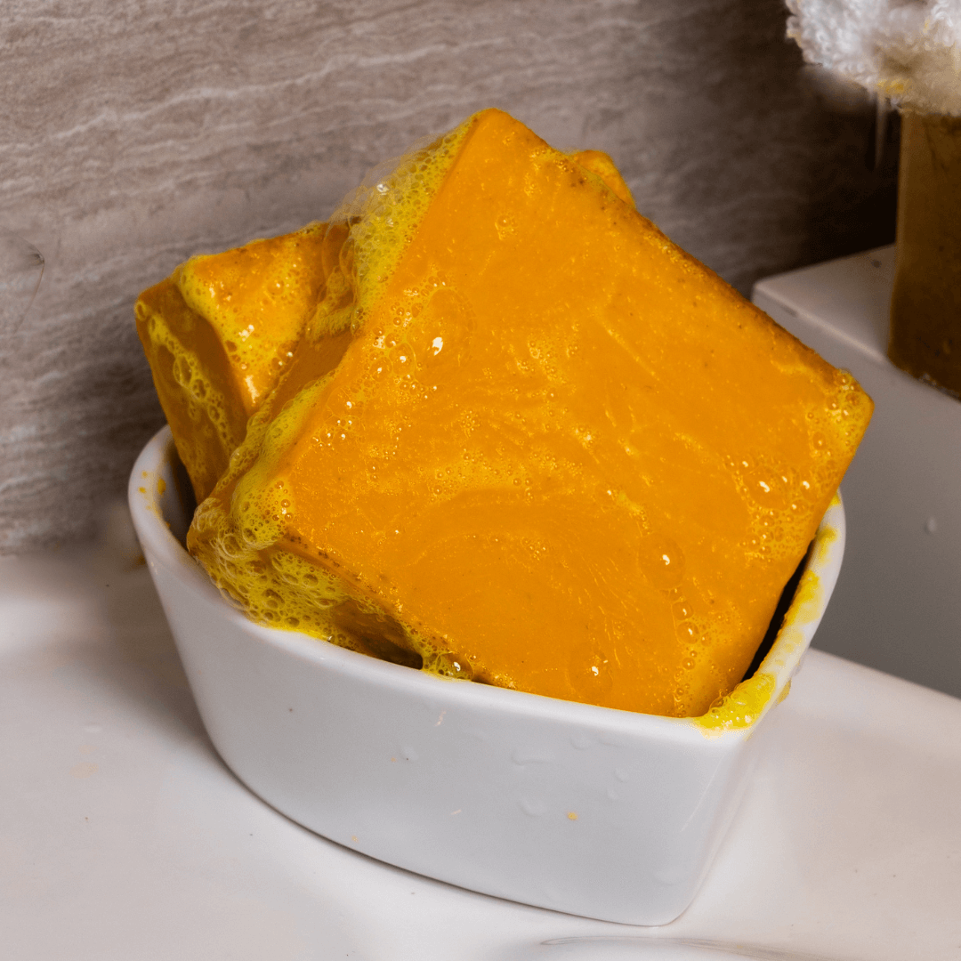Lemon Turmeric & Kojic Acid Brightening Soap Loaf (Dark Spot Remover) - Honey Glow