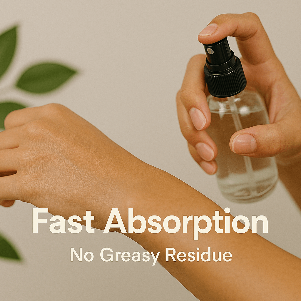 Organic Magnesium Oil Spray β Topical Muscle Relaxer with Pure Magnesium Chloride | Sleep, Stress & Cramps Support - Honey Glow