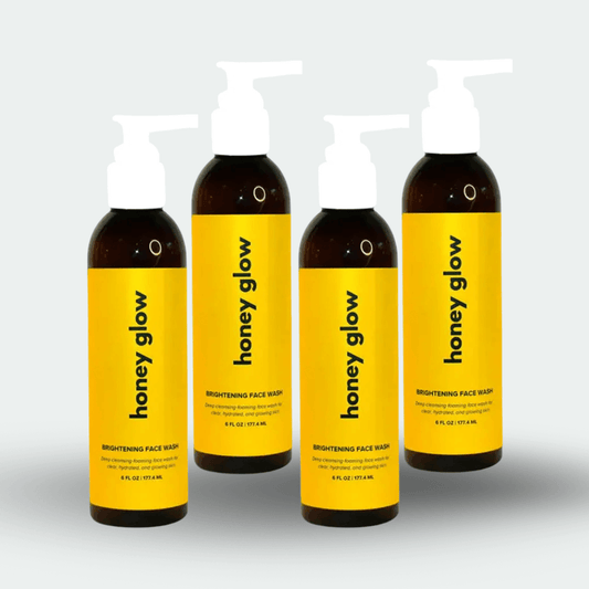 Turmeric & Kojic Acid Brightening Foaming Cleanser (4 - Count) - Honey Glow
