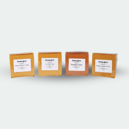 Scented Lemon Turmeric & Kojic Acid Brightening Bar (Glow Bar) Pack of 4