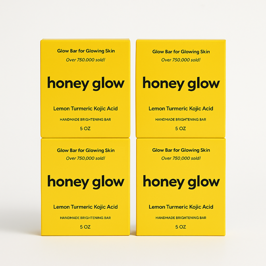 Lemon Turmeric & Kojic Acid Brightening Bar (Glow Bar) Pack of 4