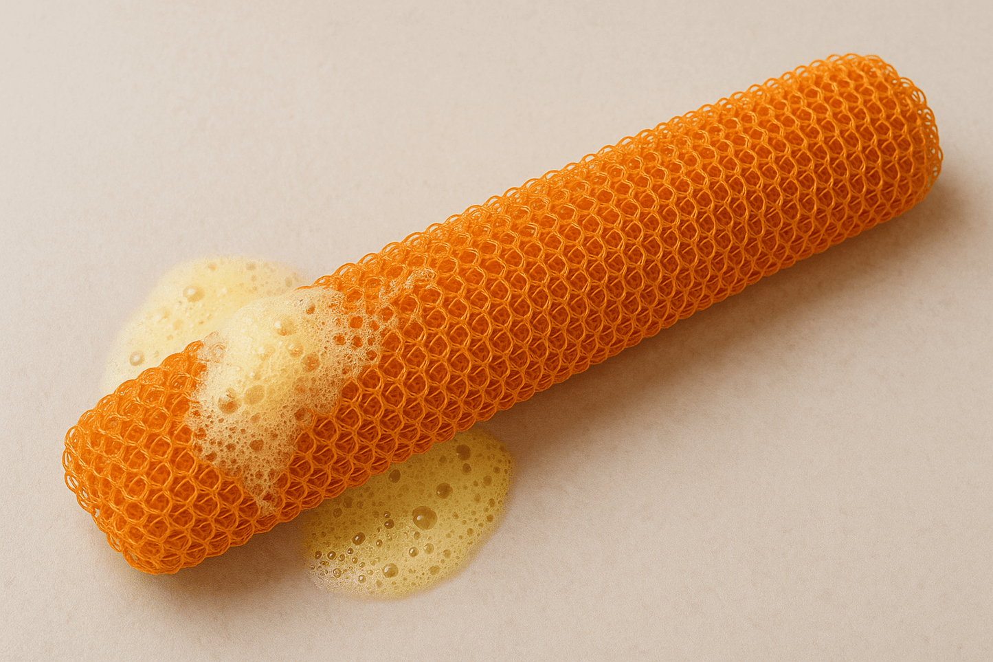 African Exfoliating Net Sponge 45" Long - Honey Glow