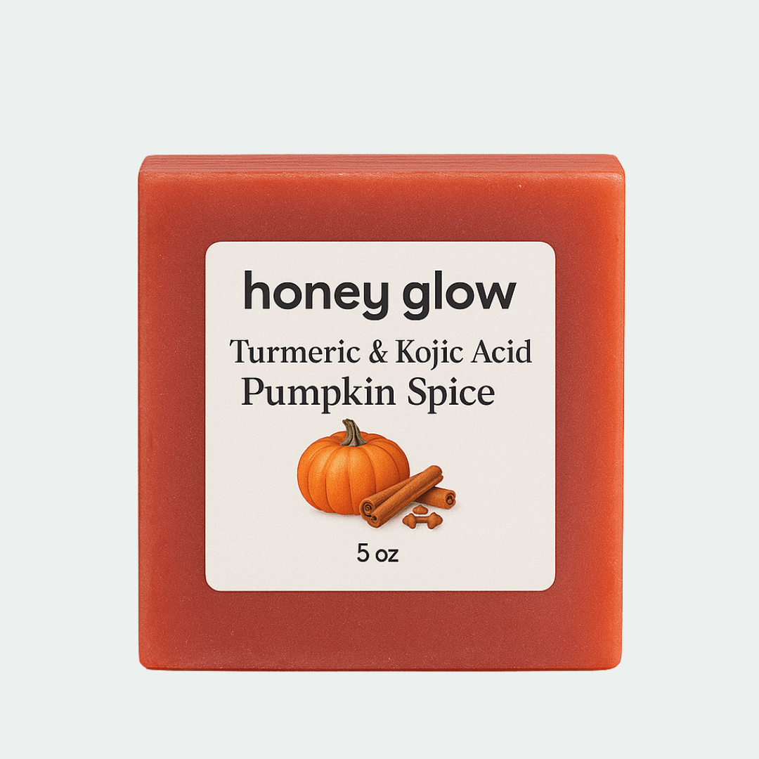 Kojic Acid Glow Bar – Brightening Soap with Lemon & Turmeric | Scented & Fragrance - Free Options - Honey Glow