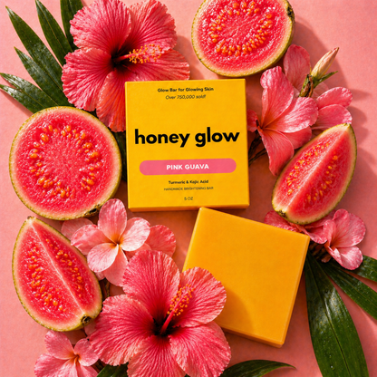 Lemon Turmeric & Kojic Acid Brightening Soap Bar - Classic & Scented Options - Honey Glow