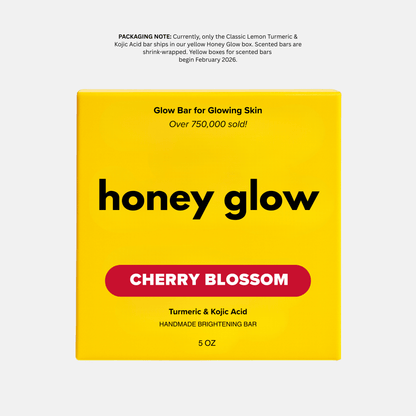 Lemon Turmeric & Kojic Acid Brightening Soap Bar - Classic & Scented Options - Honey Glow