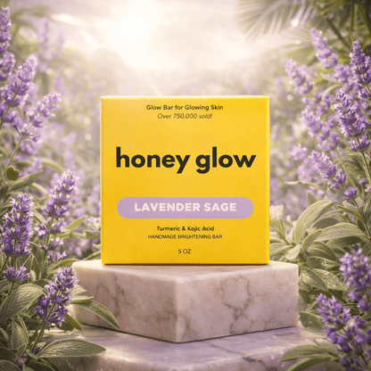 Lemon Turmeric & Kojic Acid Brightening Soap Bar - Classic & Scented Options - Honey Glow