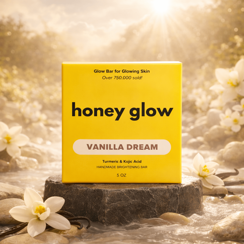 Lemon Turmeric & Kojic Acid Brightening Soap Bar - Classic & Scented Options - Honey Glow