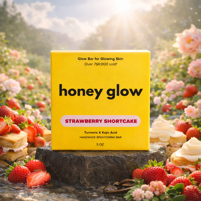 Lemon Turmeric & Kojic Acid Brightening Soap Bar - Classic & Scented Options - Honey Glow