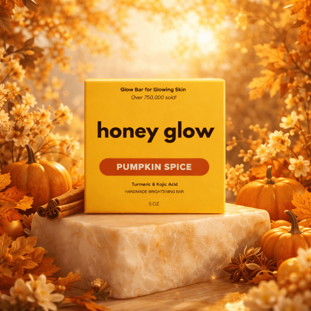 Lemon Turmeric & Kojic Acid Brightening Soap Bar - Classic & Scented Options - Honey Glow
