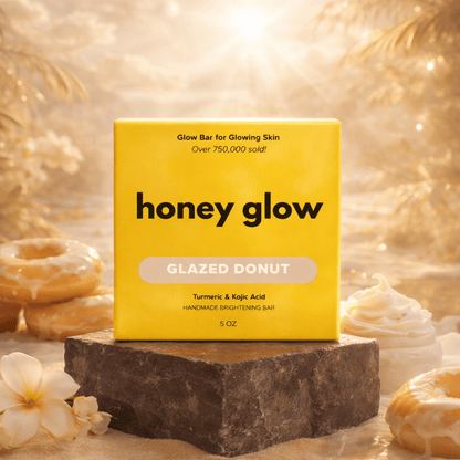 Lemon Turmeric & Kojic Acid Brightening Soap Bar - Classic & Scented Options - Honey Glow