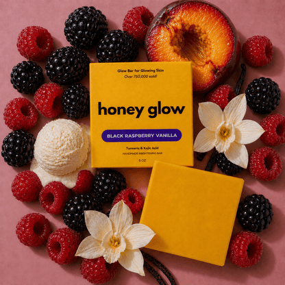 Lemon Turmeric & Kojic Acid Brightening Soap Bar - Classic & Scented Options - Honey Glow