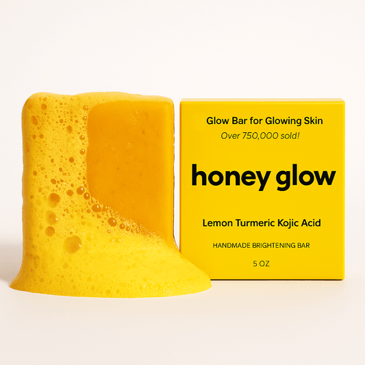 Lemon Turmeric & Kojic Acid Brightening Soap Bar - Classic & Scented Options - Honey Glow