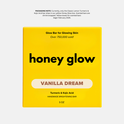 Lemon Turmeric & Kojic Acid Brightening Soap Bar - Classic & Scented Options - Honey Glow