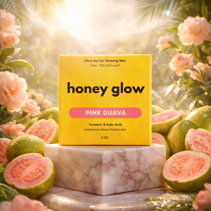 Lemon Turmeric & Kojic Acid Brightening Soap Bar - Classic & Scented Options - Honey Glow
