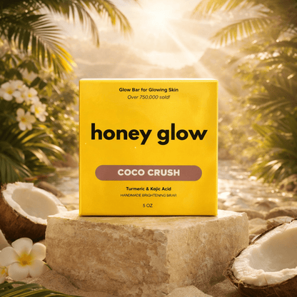 Lemon Turmeric & Kojic Acid Brightening Soap Bar - Classic & Scented Options - Honey Glow