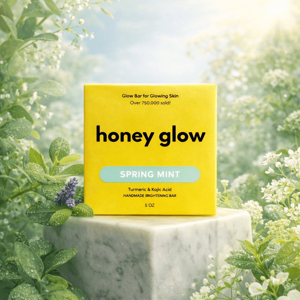 Lemon Turmeric & Kojic Acid Brightening Soap Bar - Classic & Scented Options - Honey Glow