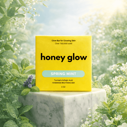 Lemon Turmeric & Kojic Acid Brightening Soap Bar - Classic & Scented Options - Honey Glow