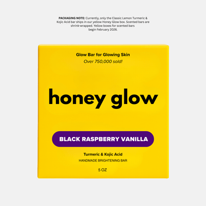 Lemon Turmeric & Kojic Acid Brightening Soap Bar - Classic & Scented Options - Honey Glow