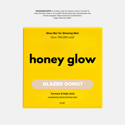 Lemon Turmeric & Kojic Acid Brightening Soap Bar - Classic & Scented Options - Honey Glow