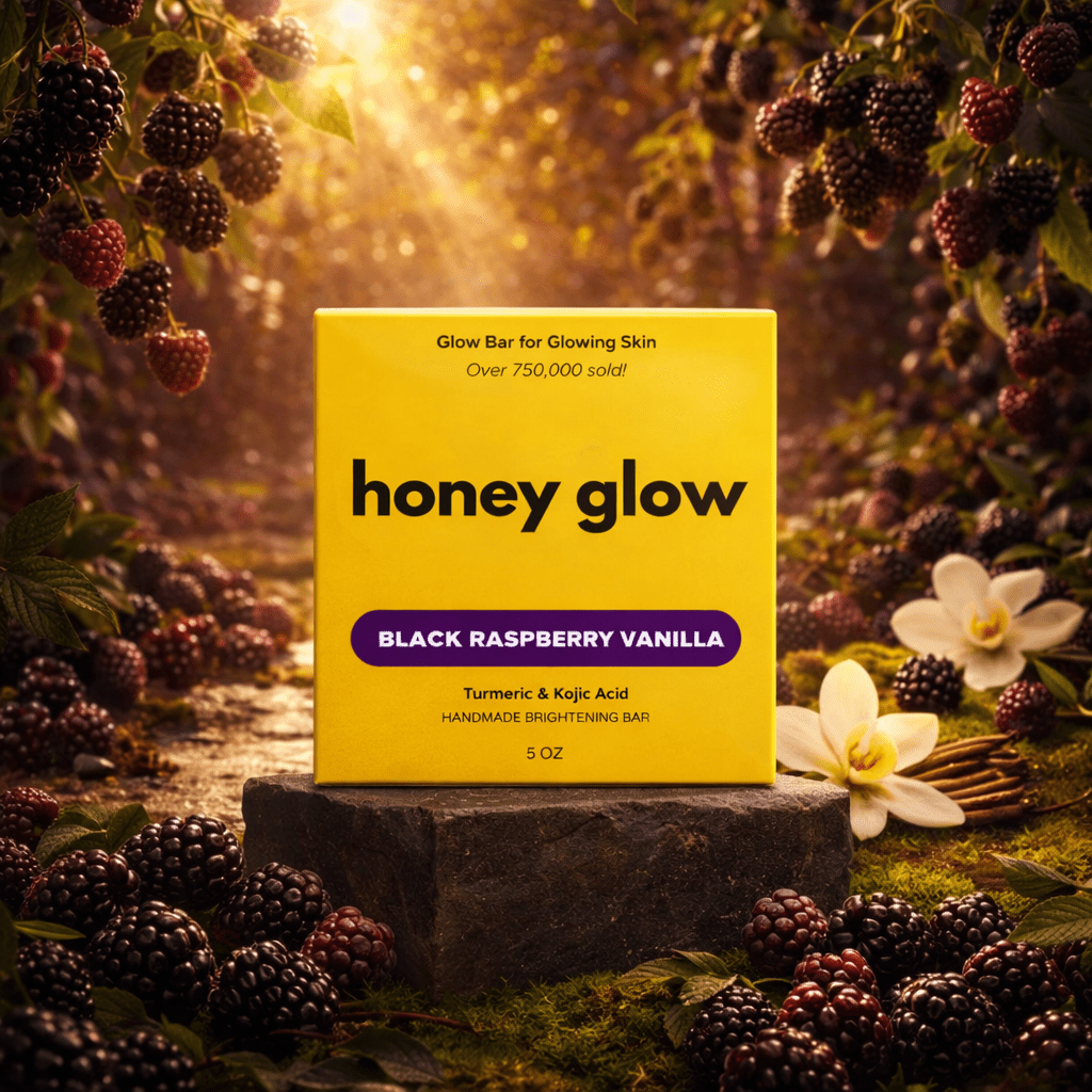 Lemon Turmeric & Kojic Acid Brightening Soap Bar - Classic & Scented Options - Honey Glow