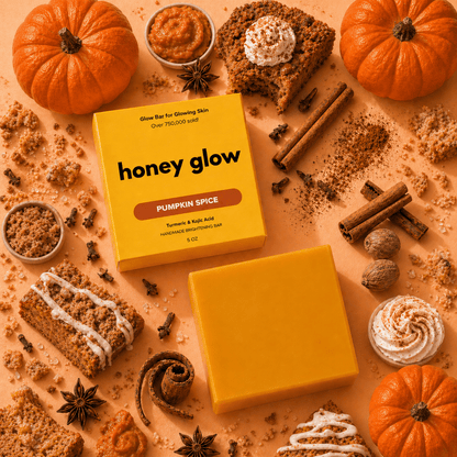 Lemon Turmeric & Kojic Acid Brightening Soap Bar - Classic & Scented Options - Honey Glow