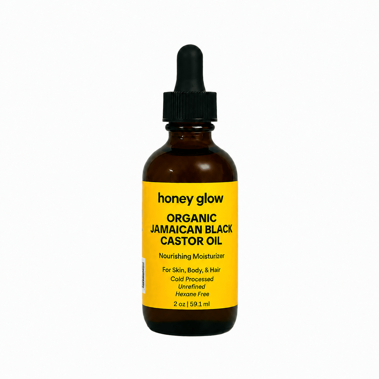 Organic Jamaican Black Castor Oil – For Skin, Body & Hair - Honey Glow