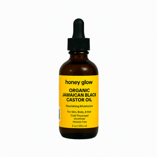 Organic Jamaican Black Castor Oil – For Skin, Body & Hair - Honey Glow